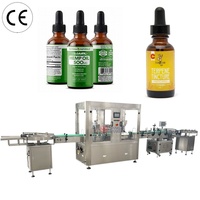 Machine de remplissage, de bouchage et d'étiquetage automatique pour flacons compte-gouttes en verre de 30 ml, 2 oz, 4 oz pour huiles essentielles et liquides - Prix