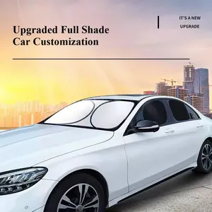 Pare-<span class=keywords><strong>soleil</strong></span> avant de voiture RTS TMST Y0139, bloque les rayons du <span class=keywords><strong>soleil</strong></span>, réflecteur, visière, couverture pliable, parasol 100% polyester pour Avita - Product Image 3