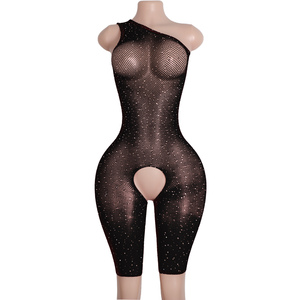 Visnet-bodysuits Exotische nachtleven-danskleding Clubkleding Dansers Hoogwaardige stripperoutfits Groothandelcollectie Bikini op maat - Product Image 4