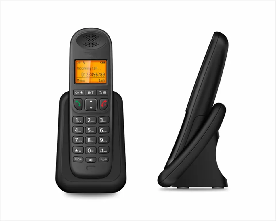 Teléfono analógico con identificación de llamada portátil, dispositivo inalámbrico, Dect Gap, precio de fábrica
