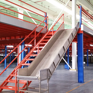 Mezzanine <b>Rack</b> Steel Platform 1 Layer Heavy Duty Solid Steel <b>Plate</b> Floor Screw Assembly Blue Powder Coated 1000kg Sqm Load - Product Image 2