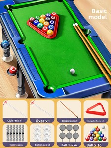 Jeu de billard miniature en plastique pour enfants, jouet de table pour garçons de 4 à 6 ans - Product Image 6