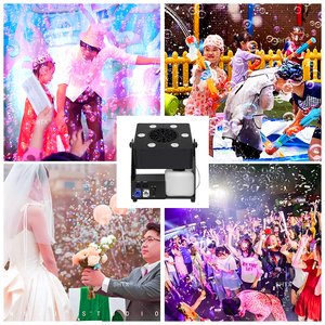 SHTX Электрическая машина мыльных пузырей DMX-пультом для вечеринок на сцене клубов и детей Светодиодная машина мыльных пузырей - Product Image 4