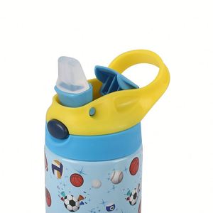 Vaso Recto de 12oz Listo para Enviar, Sublimable, con Tapa Abatible, 350ml, Vaso Infantil de Acero Inoxidable para Sublimación - Product Image 2