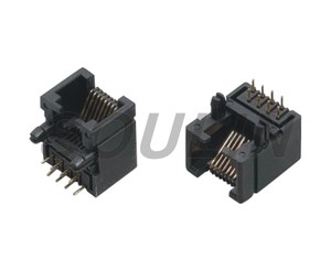Offre Spéciale Chine shenzhen faire Entrée Latérale Ivoire 8Pin RJ45 <span class=keywords><strong>Jack</strong></span> Modulaire de Bâti de CARTE PCB Prise - Product Image 2