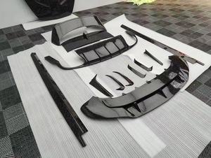 Kit de Carrocería de Fibra de Carbono Seca para <span class=keywords><strong>Bentley</strong></span> <span class=keywords><strong>Bentayga</strong></span>, Estilo V8S, Difusor Delantero, Alerón, Faldones Laterales - Product Image 3