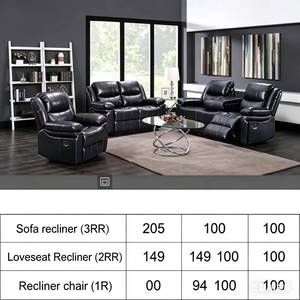 Conjunto de Sillones Reclinables Modernos Frank 3+2+1, Cómodo Sofá de Sala de Estar de Varias Piezas con Posiciones Ajustables - Product Image 3
