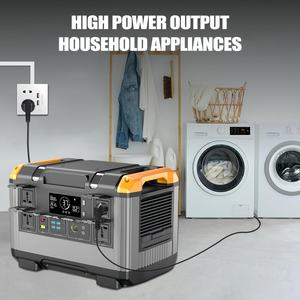 เครื่องกำเนิดไฟฟ้าพลังงานแสงอาทิตย์แบบพกพาสำหรับใช้ในบ้าน 2400W 230V พร้อมสถานีชาร์จสำหรับรถบ้านและรถแคมป์ - Product Image 5