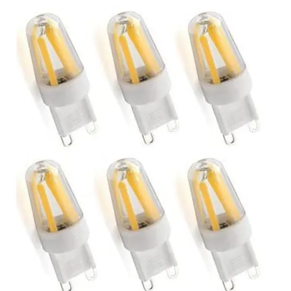 2025 Latest Design Mini Ceramic G9 Led Lamp Vintage Style With High Color Index For Hotel Lighting