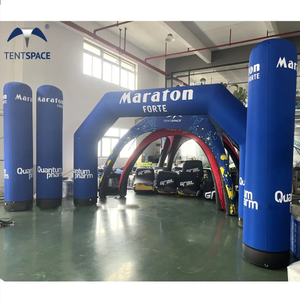 Arche publicitaire gonflable personnalisée, arches d'entrée gonflables, ligne <span class=keywords><strong>de</strong></span> départ/arrivée pour courses automobiles, marathons, événements sportifs et sponsorisés - Product Image 2