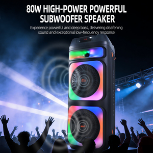 SING-EZQS52201X ลำโพงซับวูฟเฟอร์ BT <span class=keywords><strong>คาราโอเกะ</strong></span>กลางแจ้งพร้อมที่วางโทรศัพท์เหมาะสำหรับงานปาร์ตี้มีในสต็อกโรงงาน - Product Image 4