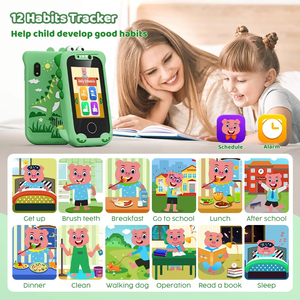 Jumon niños teléfono inteligente juguetes 2,8 pulgadas pantalla táctil niño aprendizaje rompecabezas juego música Palyer para niñas niños - Product Image 4