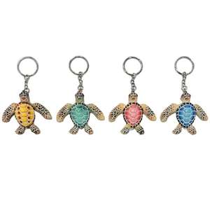 Nouveauté : Porte-clés en résine en forme de tortue marine, style marin, marque JXF - Souvenir touristique, cadeau promotionnel, agence de voyage - Product Image 2
