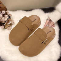 Chaussures à semelles épaisses pour femmes au printemps et en été, nouveau style, adaptées aux petites filles, à porter en une seule pièce pour les vêtements décontractés