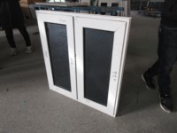 Fenêtre à battant en PVC au design moderne, économie d'énergie, insonorisée, résistante au vent et aux intempéries, extérieure, sur mesure pour maison, appartement, villa