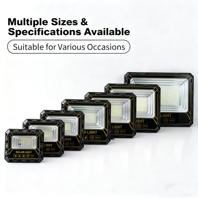 New Solar LED Floodlight IP67 Rated ABS ROHS Certified for Outdoor Use Super Bright Waterproof Home Yard Rural Street Lighting