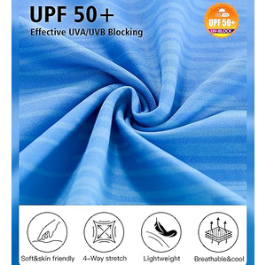 เสื้อตกปลาแบบระเหิดแห้งเร็วระบายอากาศได้50 + ป้องกันรังสียูวีกันน้ำออกแบบได้ตามต้องการ - Product Image 3