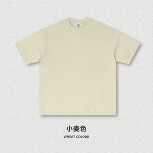 เสื้อยืดคอกลมแขนสั้นผู้ชาย สีฟ้าอ่อน ผ้าฝ้าย 100% ทรงปกติ สวมใส่สบาย ผ้าเจอร์ซีย์ถัก สีพื้น - Product Image 2