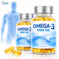 Capsules de DHA Oméga 3 à haute concentration, pour la santé cardiovasculaire et la fonction cérébrale, étiquette privée personnalisée, complément OEM