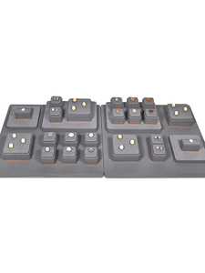 Jinsky tàu nhanh màu xám sợi nhỏ lỏng kim cương hiển thị đứng màu đá quý khay cho truy cập bảng - Product Image 6