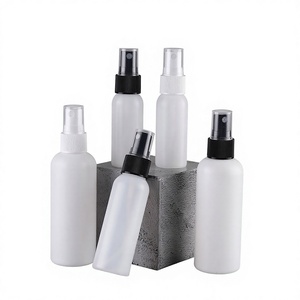 Botella de Spray Negra Vacía Personalizada de 100 ml, Redonda, de Plástico PET, para Loción, con Pulverizador Fino, Impresión Serigráfica, para Salones de Belleza - Product Image 4