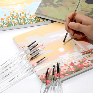 <span class=keywords><strong>Set</strong></span> di 12 <span class=keywords><strong>Pennelli</strong></span> BOMEIJIA con Manico in Acrilico <span class=keywords><strong>per</strong></span> <span class=keywords><strong>Pittura</strong></span> Artistica, Nail Art e Decorazione Fine Line - Product Image 2