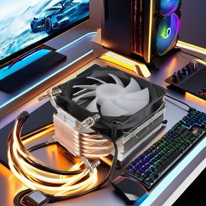 ZeroMaster ชุดระบายความร้อนซีพียูขนาด 120 มม. ดีไซน์ใหม่ RGB PWM พร้อมฮีทไปป์ 6 เส้น ปรับความเร็วพัดลมได้ ระบบระบายความร้อนที่มีประสิทธิภาพ ไฟ ARGB LED สำหรับซีพียู - Product Image 2