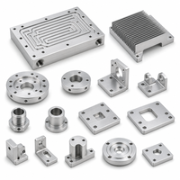 Pièces de refroidissement liquide usinées sur mesure par CNC, aluminium 6061, fournisseur OEM, précision 0,005 mm, ISO 9001, fraisage CNC de précision Ra 1,6 µm