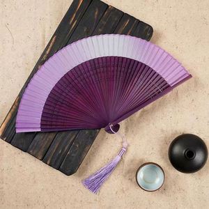 Portable Love Theme Bamboo Fan Painted Eco-Friendly Color-<b>Changing</b> Folk Art Pattern Design Halloween Chinese New Year Festive - Product Image 2