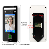4.3 pouces tactile dynamique reconnaissance faciale contrôle d'accès caméra HD temps de présence carte RFID temps de présence horloge Terminal
