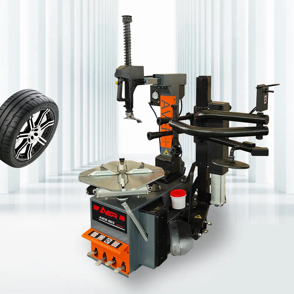 Tire Changer Machine Car Tyre Changer Machine Automatic Tyre Tilt Back Fully Automatic 10-24 Case Max Motor Power Wooden Time