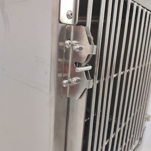 Chenil vétérinaire élégant en acier inoxydable pour chats et chiens grand motif en bois et plastique <span class=keywords><strong>Cage</strong></span> respirante professionnelle - Product Image 3