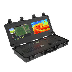 Contrôleur de vol UAV Système de contrôle au sol pour <span class=keywords><strong>drone</strong></span> Station de contrôle au sol pour <span class=keywords><strong>drone</strong></span> à double écran haute définition Système UAV GCS - Product Image 3