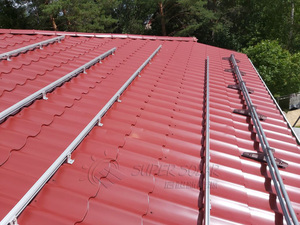 Système de montage de panneaux solaires sur toit, pince de fixation en L, boulon de suspension de 80 mm, support photovoltaïque pour toit en métal - Product Image 5