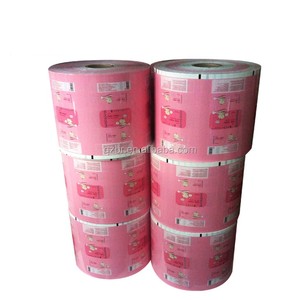 Kunden spezifisch bedruckte BOPP/<span class=keywords><strong>CPP</strong></span>/AL/LDPE-Roll kunststoff folie, PET/VMPET/PE-Verpackungs folie für Nassgewebe-Gesichts maske - Product Image 6