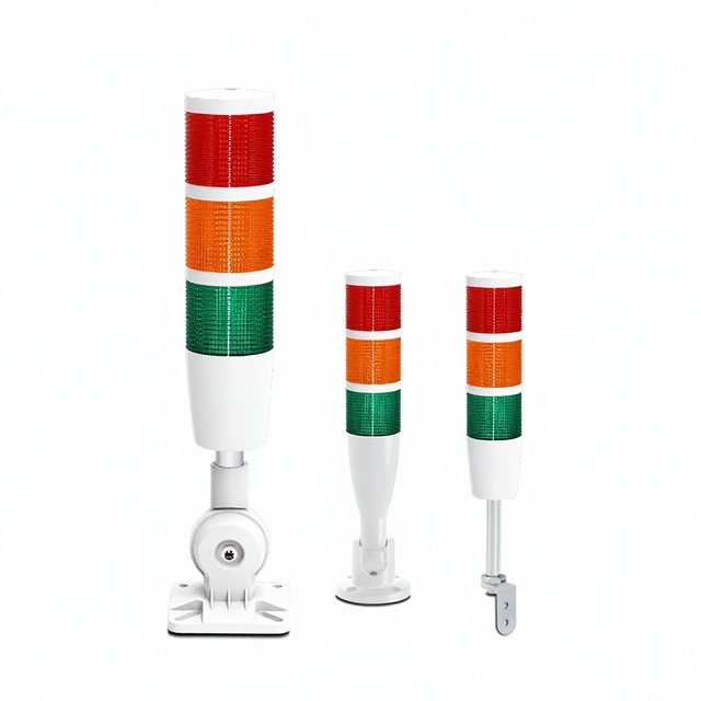 SiRON D017-2 Series Plastic Tower Light Led Signal Multicolor Beacon Machine Multi-Functional Stack Light Automation Warning