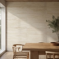 Revêtement mural souple en tuiles MCM modernes de couleur blanc crème, imperméable, ignifuge, pour salon, intérieur, extérieur, 5 ans