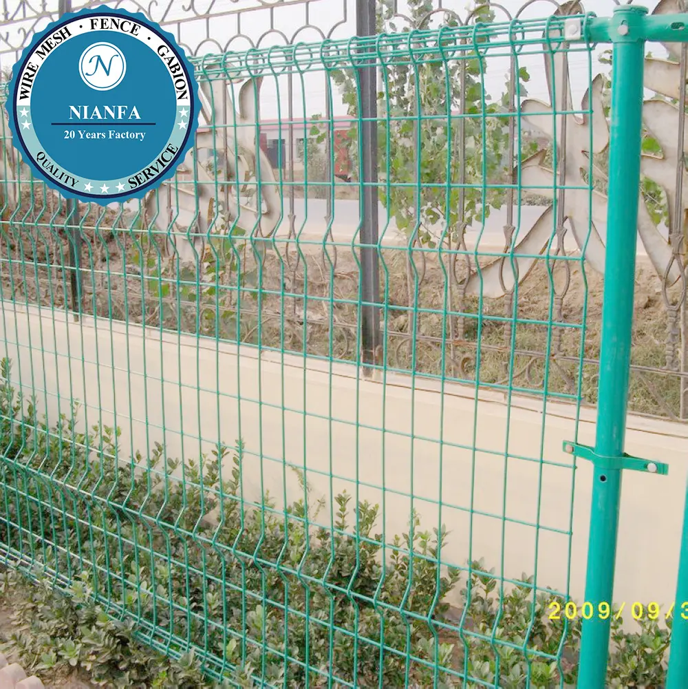 HDG BRC Triangle wire mesh fencing/Double Loop Wire welded fence(Guangzhou Factory)
