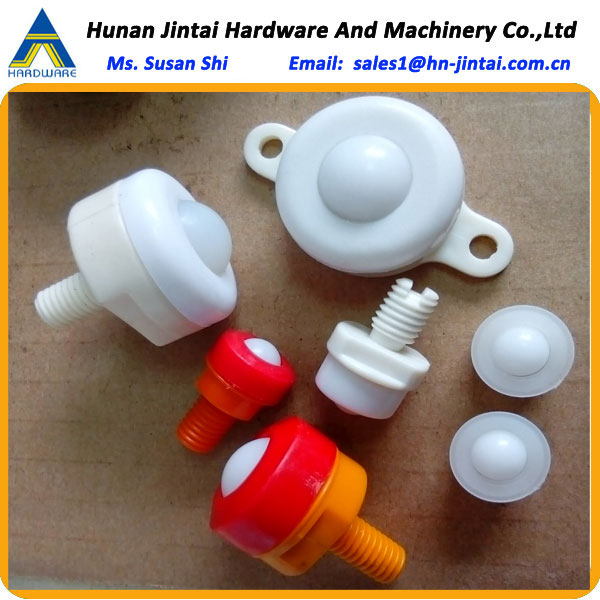 Set van 2 stuks Bout Type Nylon Ball, Transfer Bearing Unit Tafel Transportband Roller Ball voor Rolstoel Transmissie Meubels - CY-19D