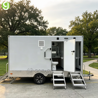 Goeasy Remorque Sanitaire Portable Écologique de Luxe Multi-Postes pour Camping