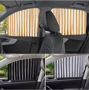 Car Sunshade Magnetic Side <b>Window</b> Curtain Auto <b>Window</b> <b>Shade</b> Privacy UV <b>Window</b> Shield Car Interior Accessories - Product Image 3