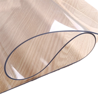 Feuille de PVC transparente flexible, nappe imperméable en rouleau, souplesse et rigidité pour l'emballage de cadres photo, film artisanal, utilisation de bougies