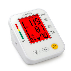 Tensiomètre automatique à bras avec rétroéclairage 3 couleurs et système d'alarme de fièvre - Product Image 4