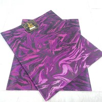 En gros, Foulard de tête Sego nigérian en dentelle africaine, coton et polyester, Gele de haute qualité, pour fêtes et mariages