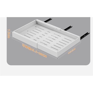 Standing Type Modern Stainless Steel Cabinet Drawer Rack for Dishes Pots Pans <b>Pull</b>-<b>Out</b> Storage <b>Basket</b> Waterproof <b>Kitchen</b> Storage - Product Image 4