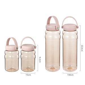 1000ml thiết kế mới bán buôn leakproof và bền BPA free Tritan chai nước bằng nhựa với thời trang đặc biệt hình dạng - Product Image 4