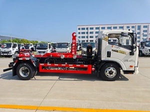 รถบรรทุกเก็บขยะแบบตะขอเกี่ยว Dongfeng 15 เมตร รถขนส่งขยะแบบตะขอเกี่ยว ยกด้วยระบบตะขอเกี่ยว ขับเคลื่อน 4x2 เครื่องยนต์แบบธรรมดา ปั๊มมือ - Product Image 5