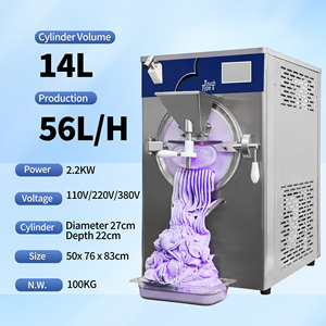 Mvckyi 56L/H Máquina Comercial para Hacer Helado Duro, Congelador de Gelato por Lotes, Máquina de Helado de Sobremesa, Maquina De Helado Duro - Product Image 3