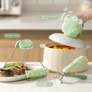 En Oferta: Juego de Cubiertos Anti-Quemaduras para el Hogar, Soporte para Tazones y Bandejas, Aislante Térmico para Platos al Vapor, Accesorio de Cocina - Product Image 2