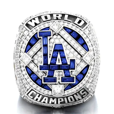 2020 Los Angeles Dodgers Kampioenschap Ring Europa En Amerika Populaire Memorial Nostalgische Klassieke Ring